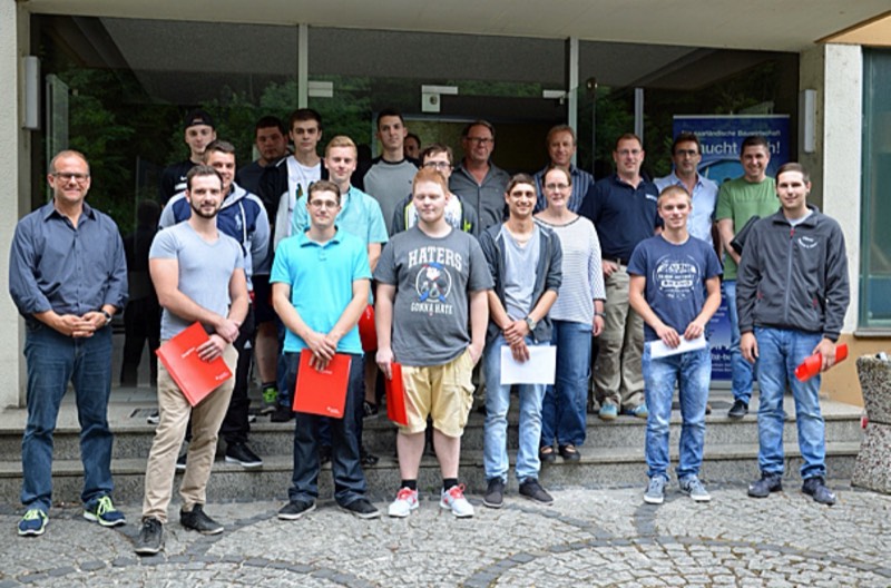 Prüfungsabschluss Fliesenleger 2015